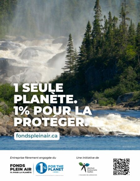 Cascade et forêt boréale au Québec, protection de la nature avec Karavaniers
