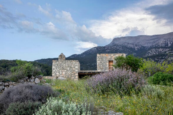 Vieilles pierres et lavandes autour d’un ancien hameau